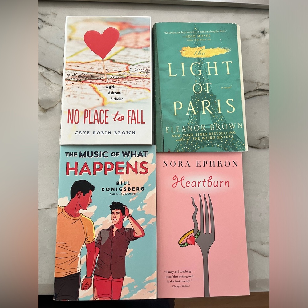 Heartburn, The music of what happens, The light of Paris, No place to Fall